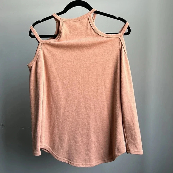 SHEIN Dusty Pink Sweater with Open Shoulder | Pink Sweater | Open Shoulder - Picture 8 of 8